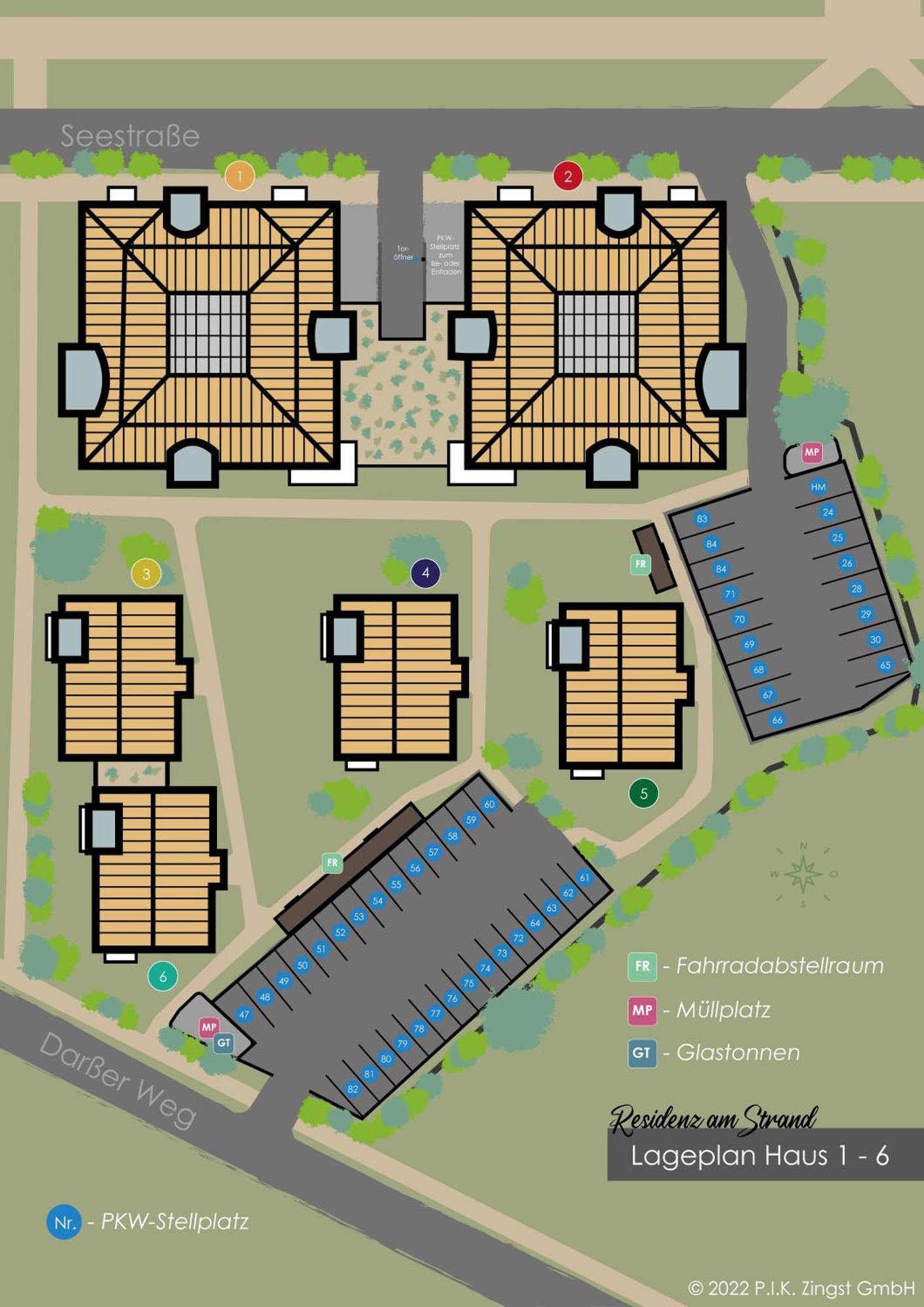 Residenz Am Strand Wohnung 2-36 Цингст Екстериор снимка